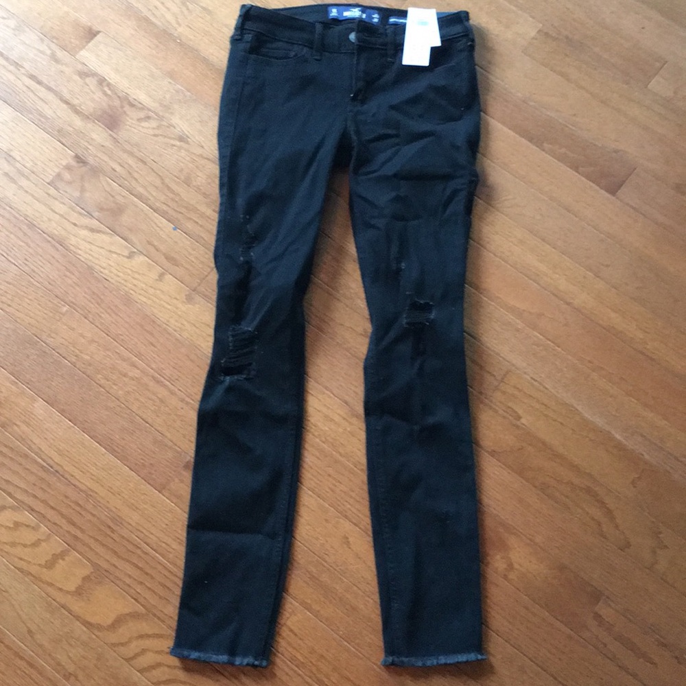 Brand new hollister black jeans